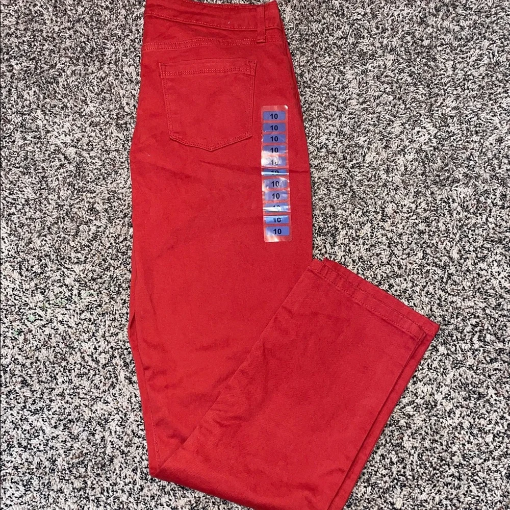 Bandolino Women's Straight Leg Burnt Orange Amy Jeans Size 10 | NWT - Picture 3 of 8
